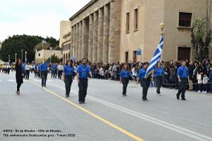 189- Rhodes- Defile Dodecanese grec